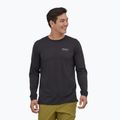 Uomo Patagonia Cap Cool Merino Blend Longsleeve Graphic heritage header/nero