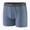 Patagonia uomo Essential Boxer Briefs 3" fathom stripe/new navy