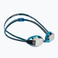 Occhiali da nuoto TYR per bambini Blackops 140 Ev Racing Mirrored argento/blu/nero