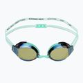 Occhiali da nuoto da donna TYR Blackops 140 Ev Racing Mirrored oro/ menta/ bianco 2