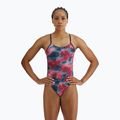 Costume intero TYR Starhex Cutoutfit donna rosso/multi 3