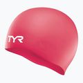 Cuffia TYR senza rughe in silicone corallo