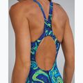 Costume da bagno intero donna TYR Thresher Open Back Hyperblitz blue/green 6