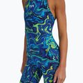Costume da bagno intero donna TYR Thresher Open Back Hyperblitz blue/green 7