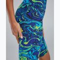 Costume da bagno intero donna TYR Thresher Open Back Hyperblitz blue/green 8