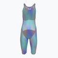 Costume da bagno intero da donna TYR Avictor Luminins Closed Back elec lime