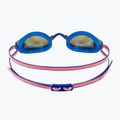 Occhialini da nuoto donna TYR Blackops 140 Ev Racing Specchiati blu/corallo 4