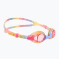 Occhialini da nuoto TYR Swimple Tie Dye Non-Mirrored rosa/arancio/giallo per bambini
