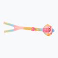 Occhialini da nuoto TYR Swimple Tie Dye Non-Mirrored rosa/arancio/giallo per bambini 3