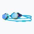 Occhialini da nuoto per bambini TYR Blackops 140 Ev Racing Specchiati blu/turchese