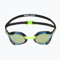 Occhiali da nuoto TYR Tracer-X Elite Racing Mirrored nero/lime 2