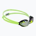 Occhiali da nuoto TYR Stealth-X Performance Mirrored electro lime
