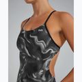 Costume intero da donna TYR Durafast Elite Waveform Cutoutfit titanium 10