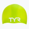 Cuffia da nuoto TYR Wrinkle Free Silicone limelight