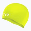 Cuffia da nuoto per bambini TYR Wrinkle-Free Silicone limelight