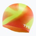 Cuffia da nuoto per bambini TYR Tiedye Silicone Multicolor Jr lime/multi