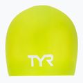Cuffia da nuoto TYR Long Hair Wrinkle Free Silicone limelight
