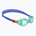 Occhialini da nuoto per bambini TYR Aqua Blaze green/orange
