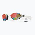 Occhialini da nuoto TYR Tracer-X RZR Mirrored white/grey