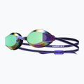Occhialini da nuoto da donna TYR Blackops 140 Ev Racing Mirrored purple/green