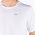 Maglietta da allenamento da uomo Nike Dri-Fit Miler bianco/riflettente silv. 4