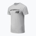 Maglietta New Balance Classic Core Logo grigio uomo