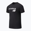 Maglietta New Balance Classic Core Logo da uomo, nero
