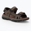 SKECHERS Tresmen Hirano sandali da uomo in cioccolato