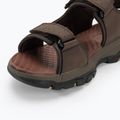 SKECHERS Tresmen Hirano sandali da uomo in cioccolato 7