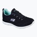 SKECHERS scarpe da donna Summits Leopard Spot nero/aqua 7