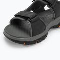 SKECHERS Tresmen Garo sandali da uomo nero 7