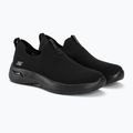 SKECHERS scarpe da donna Go Walk Arch Fit Iconic nero 4