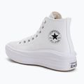 Sneakers da donna Converse Chuck Taylor All Star Move Platform Leather white 3