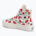 Scarpe da ginnastica da donna Converse Chuck Taylor All Star Lift Platform Cherries Hi egret/red/green 3