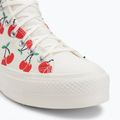 Scarpe da ginnastica da donna Converse Chuck Taylor All Star Lift Platform Cherries Hi egret/red/green 7