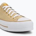 Scarpe da ginnastica Converse donna Chuck Taylor All Star Lift Platform Herringbone Stripe utility girasole/trek tan 7