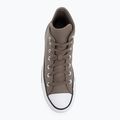 Sneakers Converse Chuck Taylor All Star Faux Leather Hi classic taupe/dark matter 5