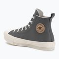 Sneakers donna Converse Chuck Taylor All Star EVA Lift Platform Leather sharkskin/warm quarry/egret 3