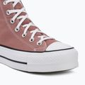 Sneakers da donna Converse Chuck Taylor All Star Lift Hi light saddle/natural ivory 7