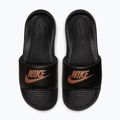 Ciabatte da donna Nike Victori One Slide black/black/metallic red bronze 4