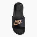 Ciabatte da donna Nike Victori One Slide black/black/metallic red bronze 5