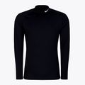 Maglia a maniche lunghe da allenamento Nike Pro Warm Mock nero/bianco da uomo