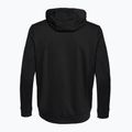 Felpa da uomo Nike Dri-Fit Fitness con cappuccio e zip intera in pile nero/bianco 2