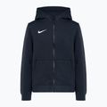 Felpa con cappuccio Nike Park 20 Full Zip da bambino, ossidiana/bianco