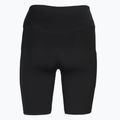 Pantaloncini da allenamento da donna Nike One Dri-Fit Mid Rise nero/bianco 2