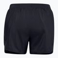 Pantaloncini da corsa Under Armour Fly By 2.0 2N1 donna nero/nero/riflettente 2