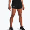 Pantaloncini da corsa Under Armour Fly By 2.0 2N1 donna nero/nero/riflettente 3