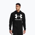 Felpa Under Armour Rival Fleece Big Logo HD uomo nero/bianco anice