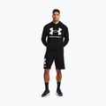 Felpa Under Armour Rival Fleece Big Logo HD uomo nero/bianco anice 2