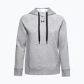 Felpa da donna Under Armour Rival Fleece Hb Hoodie steel medium heather/nero/nero